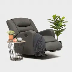 DANIELS - Berger Reclinable de Lino Gris 98014GR