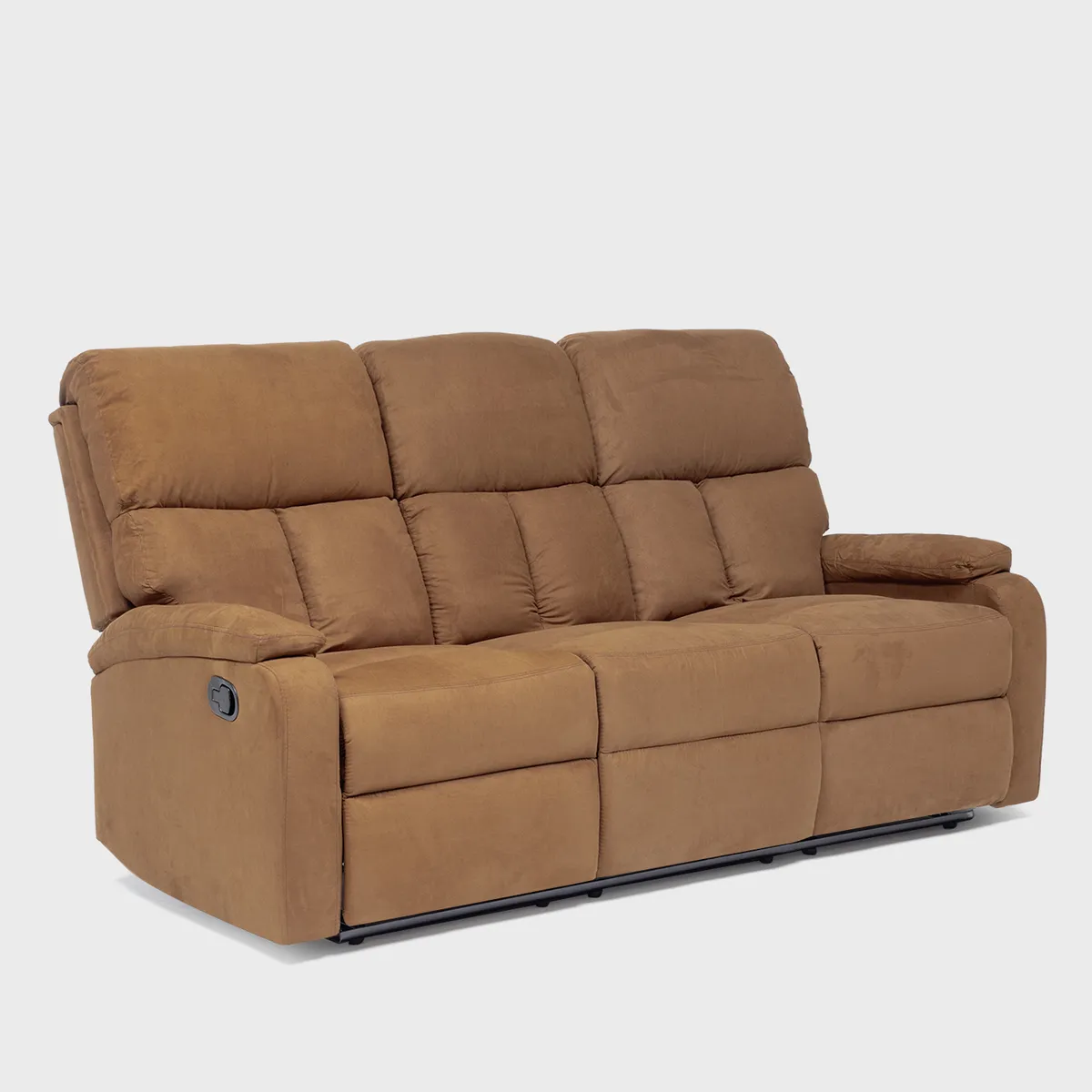 DANIELS - Sofá 3 Cuerpos Reclinable Moderno Matheus Café Vs8070sbr