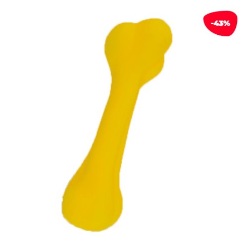 GENERICO - JUGUETE PARA MASCOTA HUESO GOMA 16CM