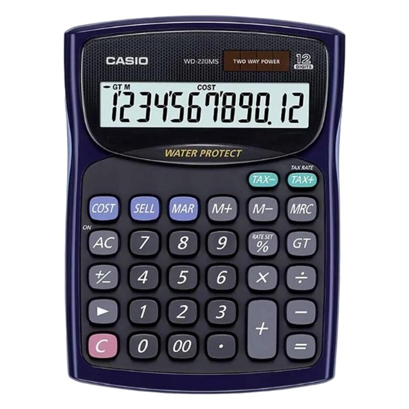 CASIO - CALCULADORA CASIO modelo WD-220MS-BU-S-DH