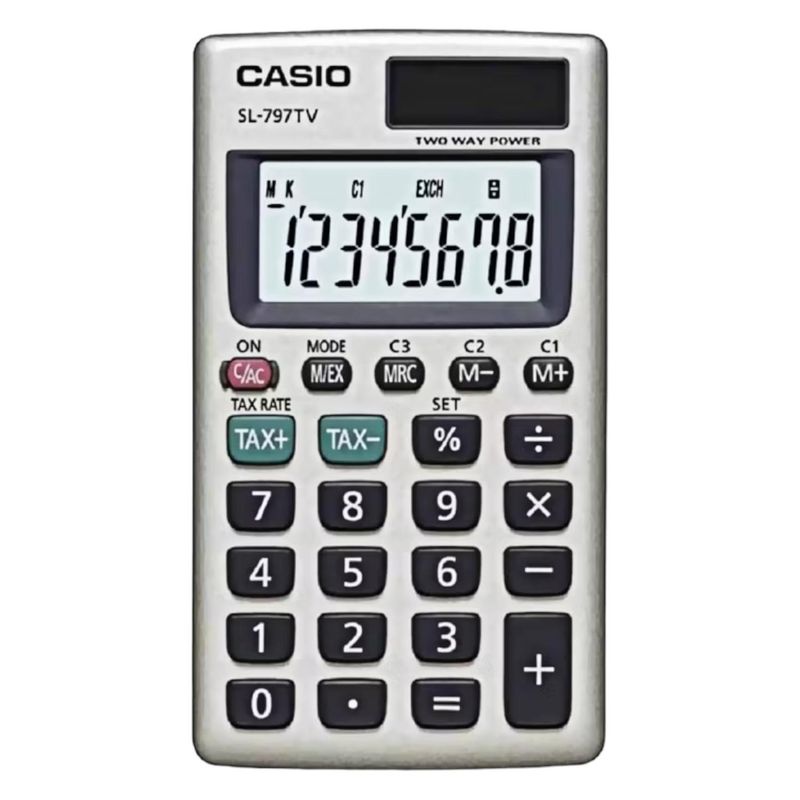 CASIO - CALCULADORA CASIO modelo SL-797TVGD