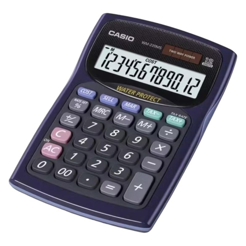 CASIO - CALCULADORA CASIO modelo WM-220MS-BU-S-DH