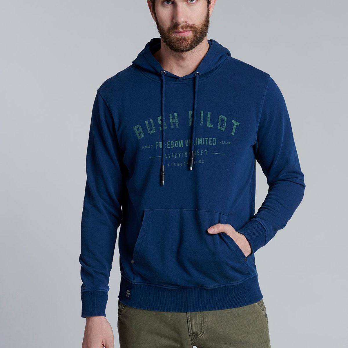 FEROUCH - Poleron Vermont Azul Ferouch