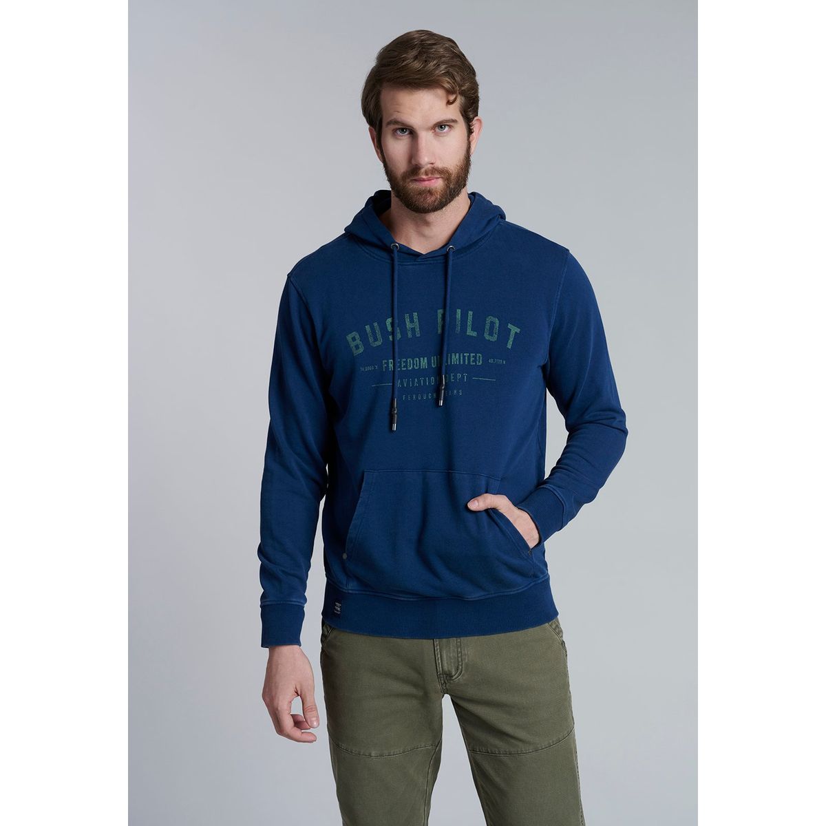 FEROUCH - Poleron Vermont Azul Ferouch