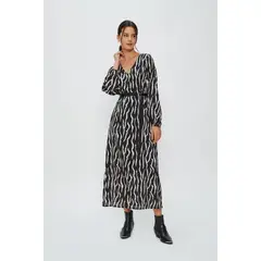 ASH - Vestido Largo Fantasia Negro