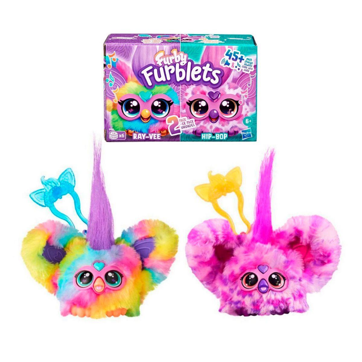 FURBY - FURBY FURBLET PACK RAY-VEE / HIP-BOP