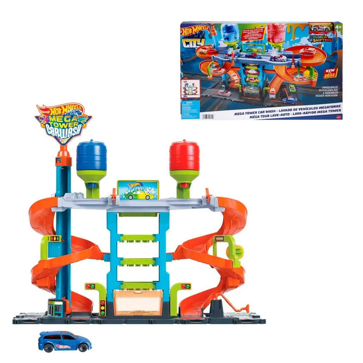 HOT WHEELS - HOT WHEELS CITY AUTOLAVADO MEGA TORRE