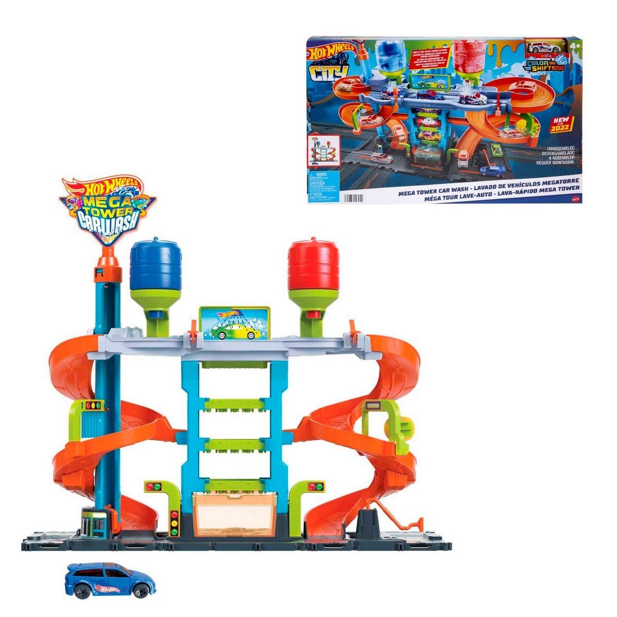 HOT WHEELS - HOT WHEELS CITY AUTOLAVADO MEGA TORRE