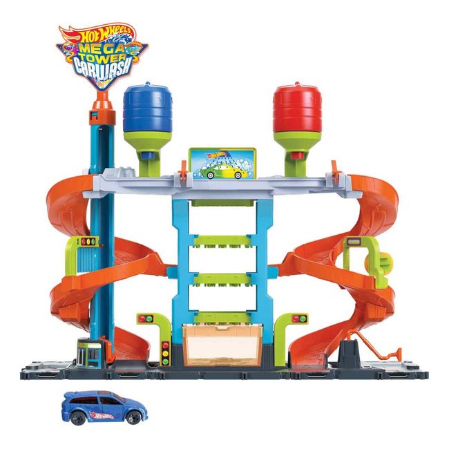 HOT WHEELS - HOT WHEELS CITY AUTOLAVADO MEGA TORRE