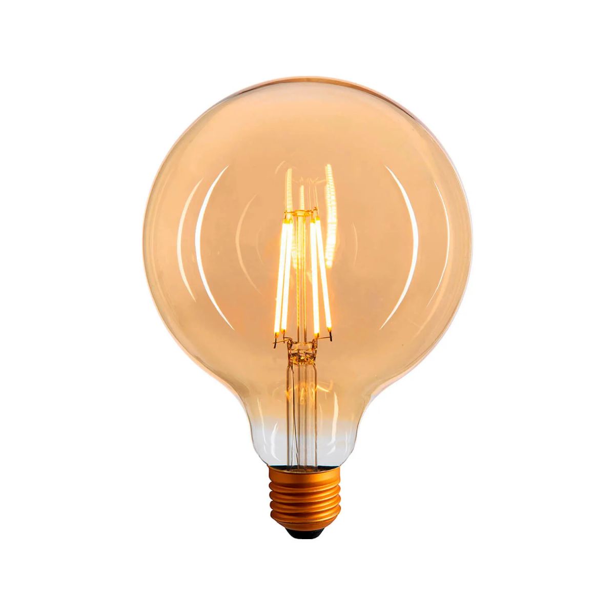 AMPOLLETA G125 LED STUDIO GLOBO FILAMENTO 6W LZ CÁLIDA ÁMBAR, marca LED STUDIO - Foto Principal