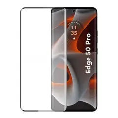 GENERICO - Lamina Mica Vidrio Templado Completa Para Motorola Edge 50 Pro