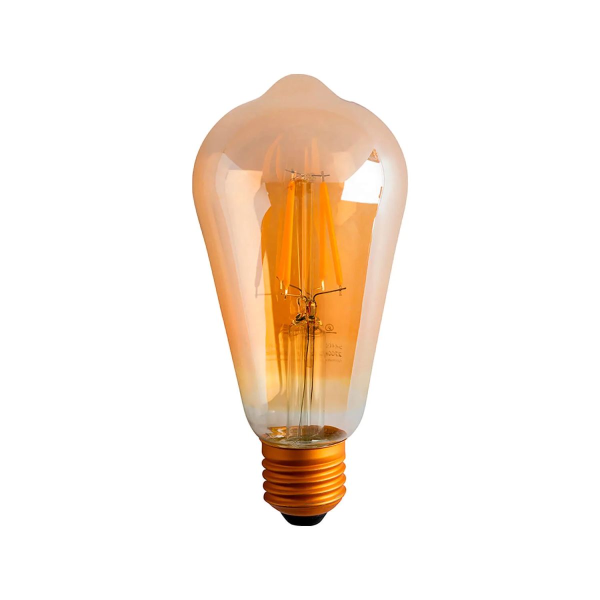 AMPOLLETA E27 LED STUDIO PERA FILAMENTO 4W LUZ CÁLIDA ÁMBAR, marca LED STUDIO - Foto Principal