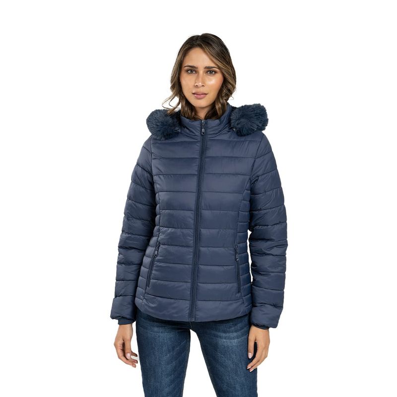 TODOPIEL - Parka Mujer Azul Marino Todopiel