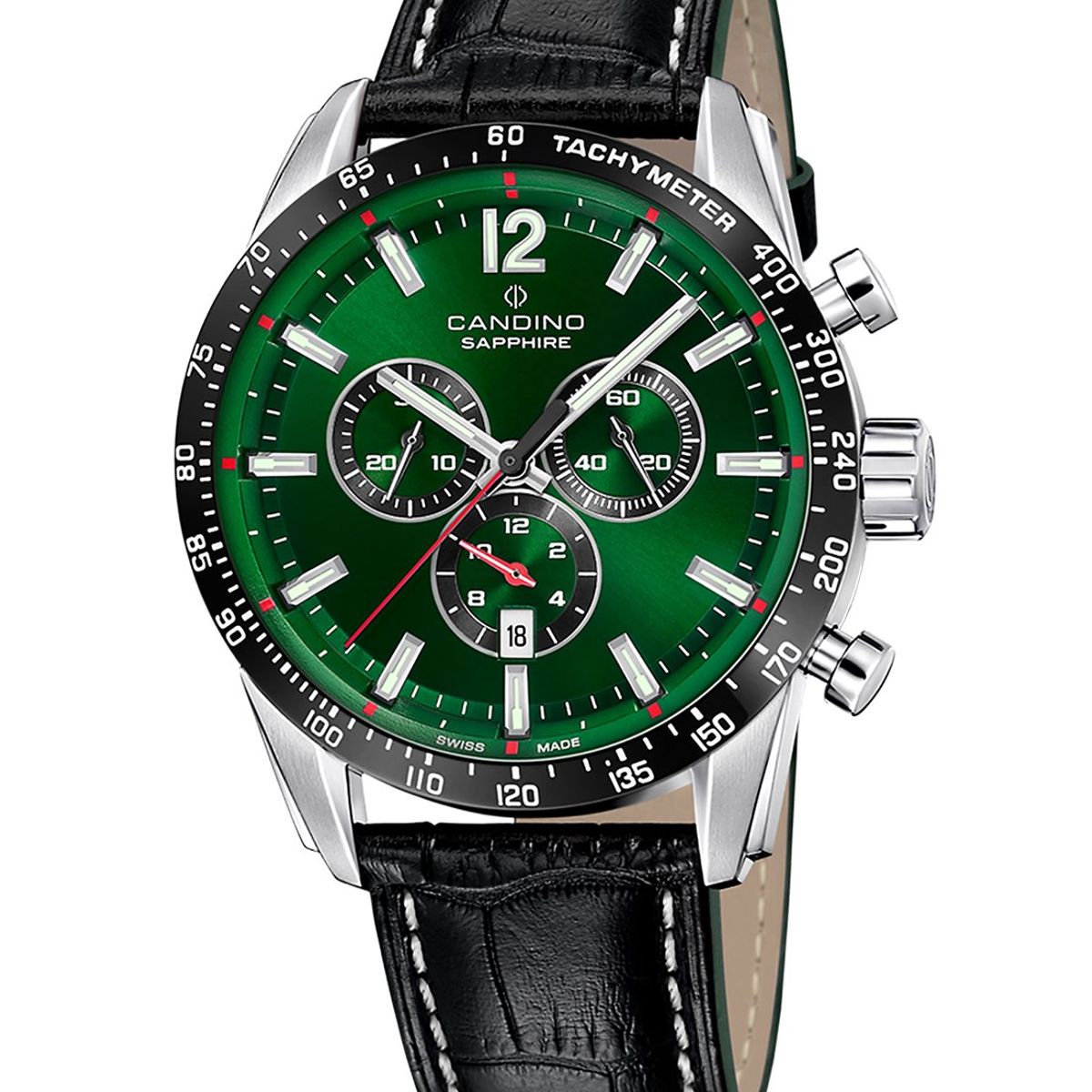 CANDINO - Reloj C4758/3 Candino Swiss Verde Hombre Couple Classic