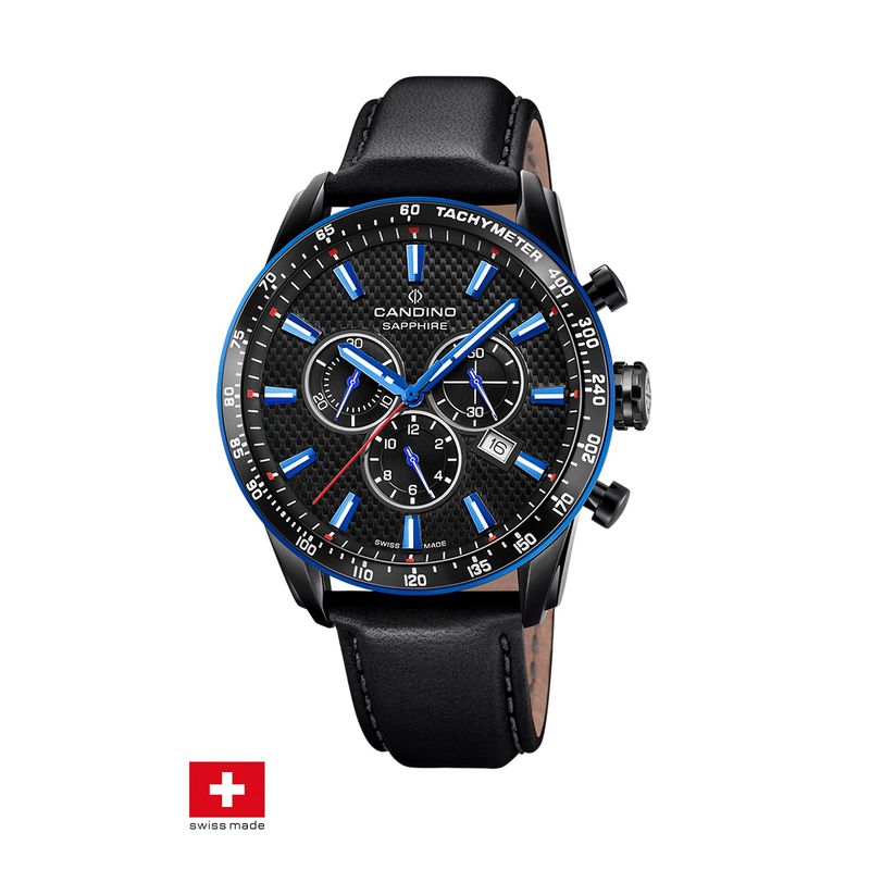 CANDINO - Reloj C4759/4 Candino Swiss Negro Hombre Couple Classic