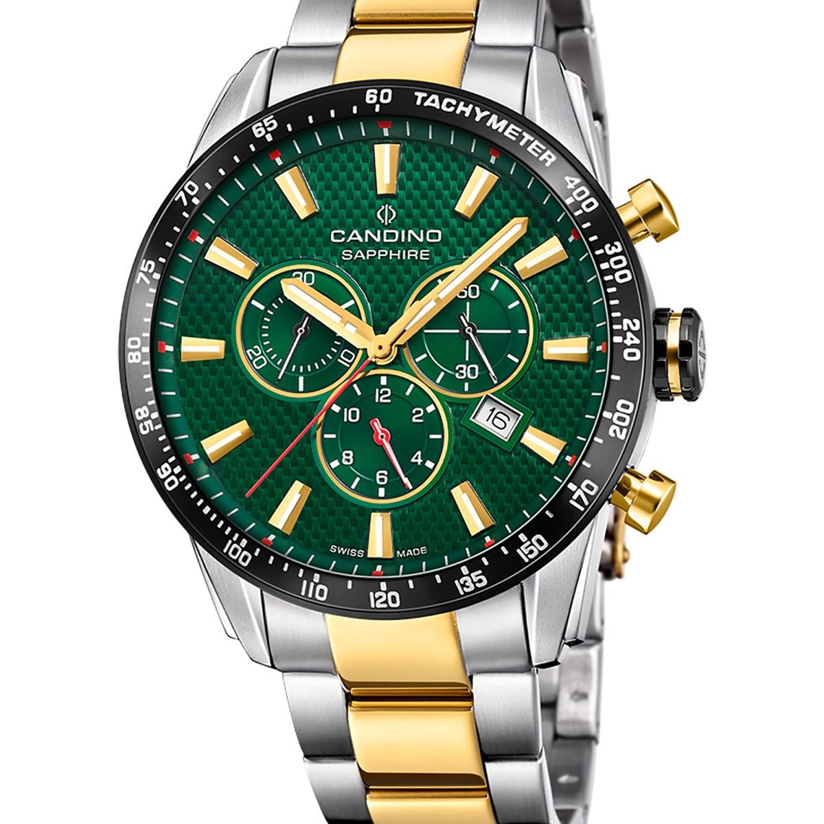 CANDINO - Reloj C4748/3 Candino Swiss Verde Hombre Couple Classic