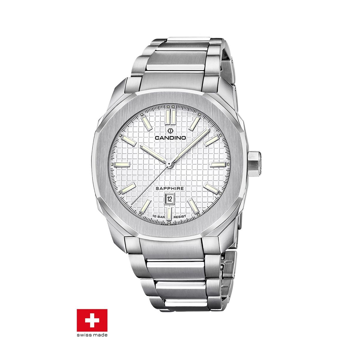 CANDINO - Reloj C4754/1 Candino Swiss Blanco Hombre Couple Sport