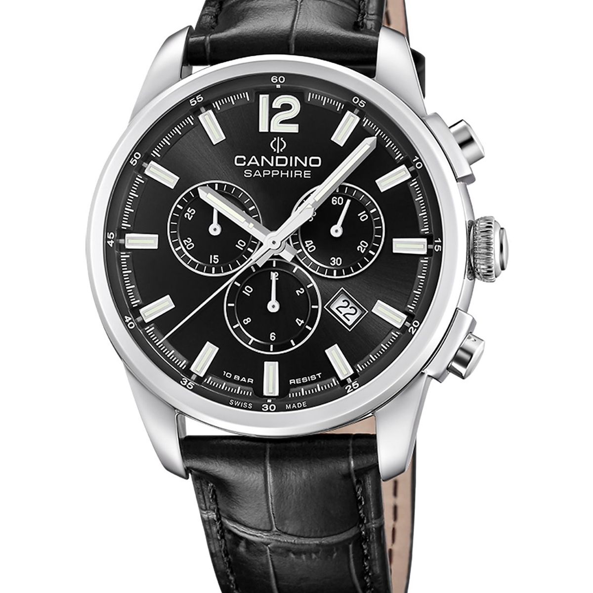 CANDINO - Reloj C4745/6 Candino Swiss Negro Hombre Couple Classic
