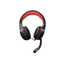 IMPORTCLICK - Audífono Gamer Con Micrófono 3.5 MM Rojo