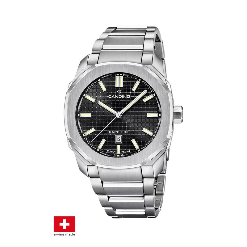 CANDINO - Reloj C4754/4 Candino Swiss Negro Hombre Couple Sport