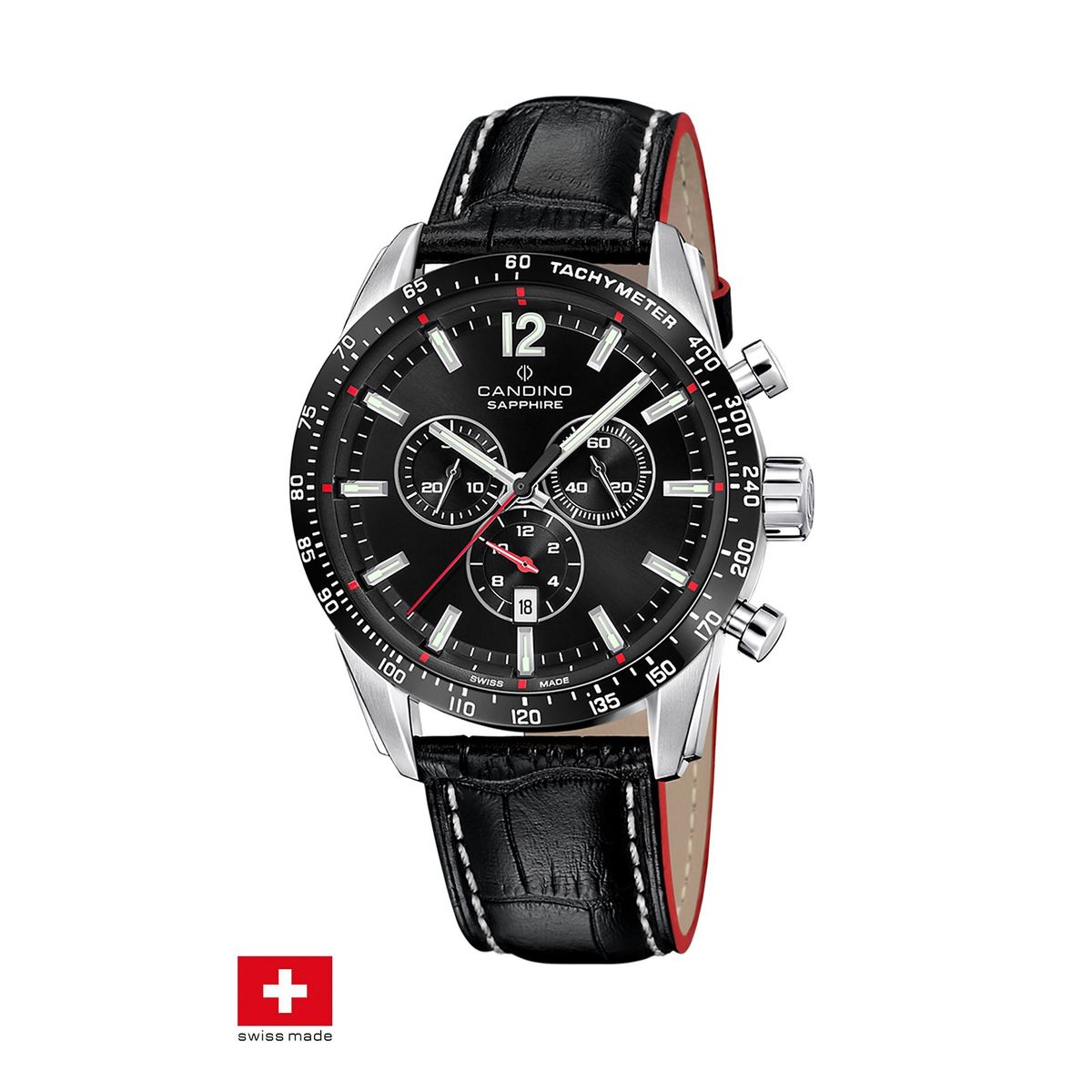 CANDINO - Reloj C4758/4 Candino Swiss Negro Hombre Couple Classic