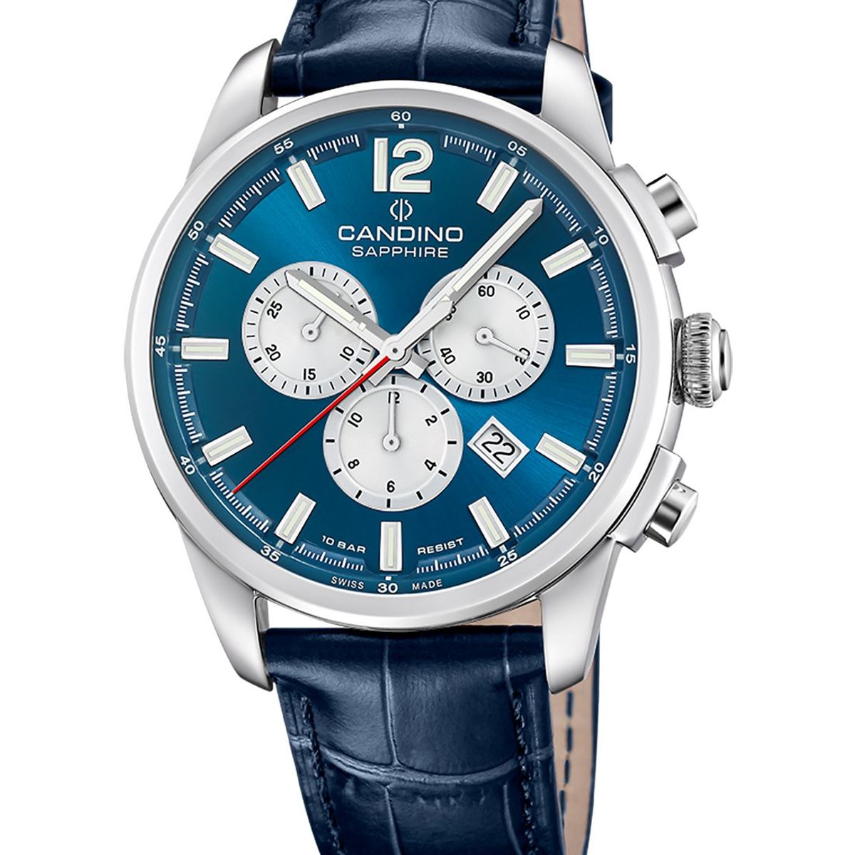 CANDINO - Reloj C4745/5 Candino Swiss Azul Hombre Couple Classic