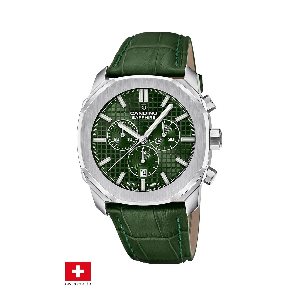 CANDINO - Reloj C4747/3 Candino Swiss Verde Hombre Couple Sport