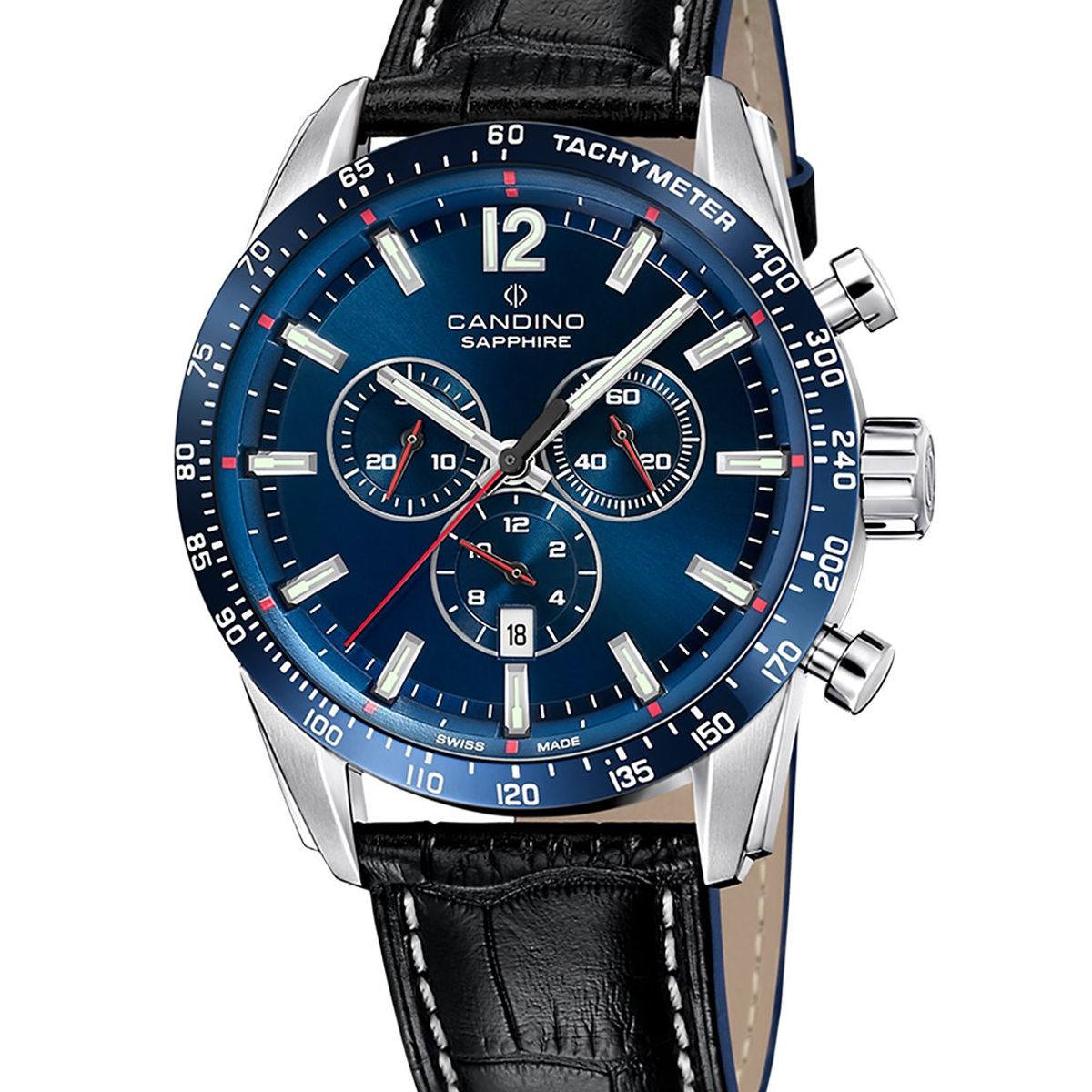 CANDINO - Reloj C4758/2 Candino Swiss Azul Hombre Couple Classic