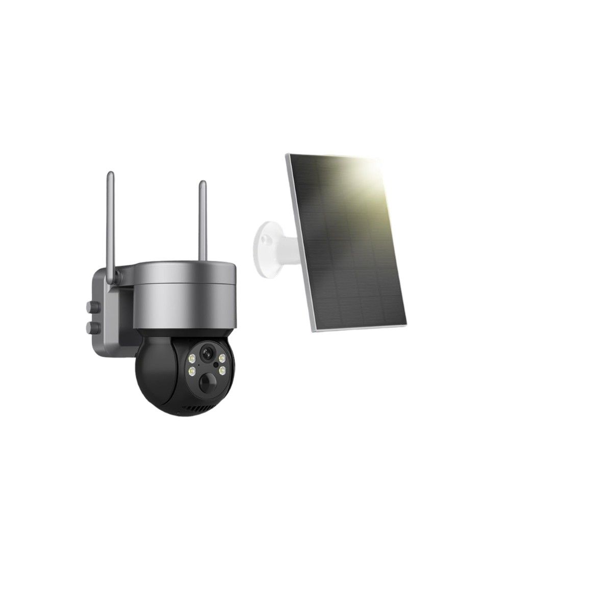 GENERICO - Cámara Solar Para Exteriores Ip 1080 Inalámbrica 360