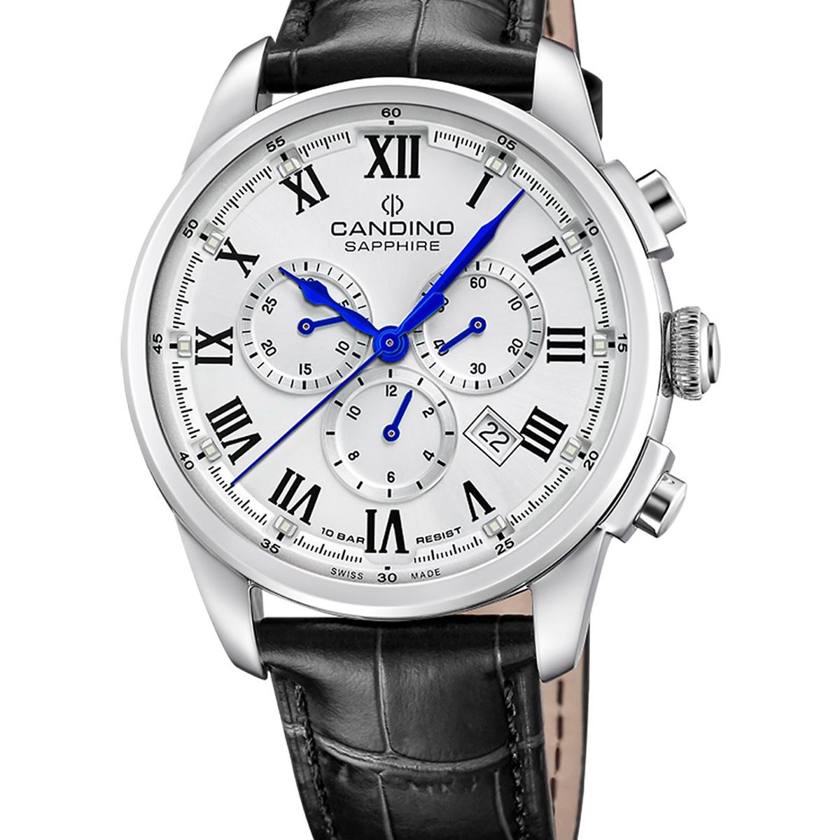 CANDINO - Reloj C4745/4 Candino Swiss Plateado Hombre Couple Classic