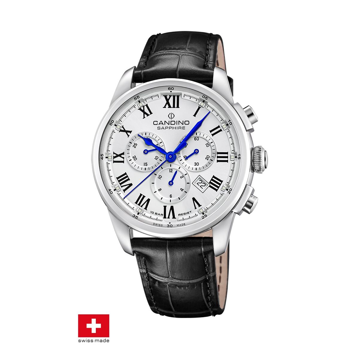 CANDINO - Reloj C4745/4 Candino Swiss Plateado Hombre Couple Classic