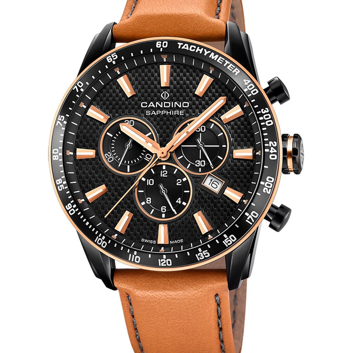 CANDINO - Reloj C4759/1 Candino Swiss Negro Hombre Couple Classic