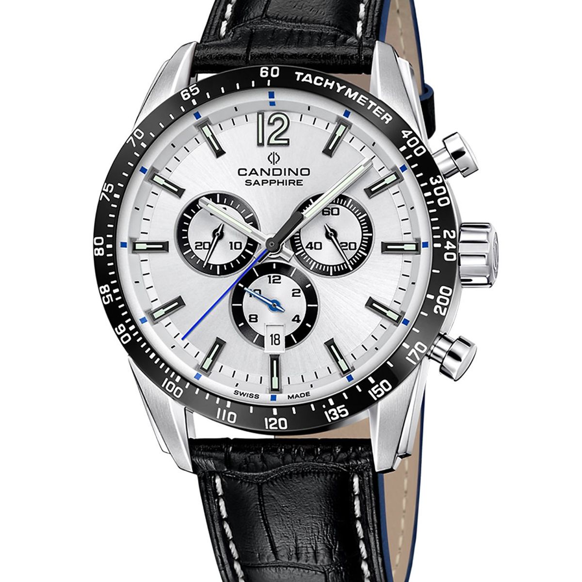 CANDINO - Reloj C4758/1 Candino Swiss Blanco Hombre Couple Classic