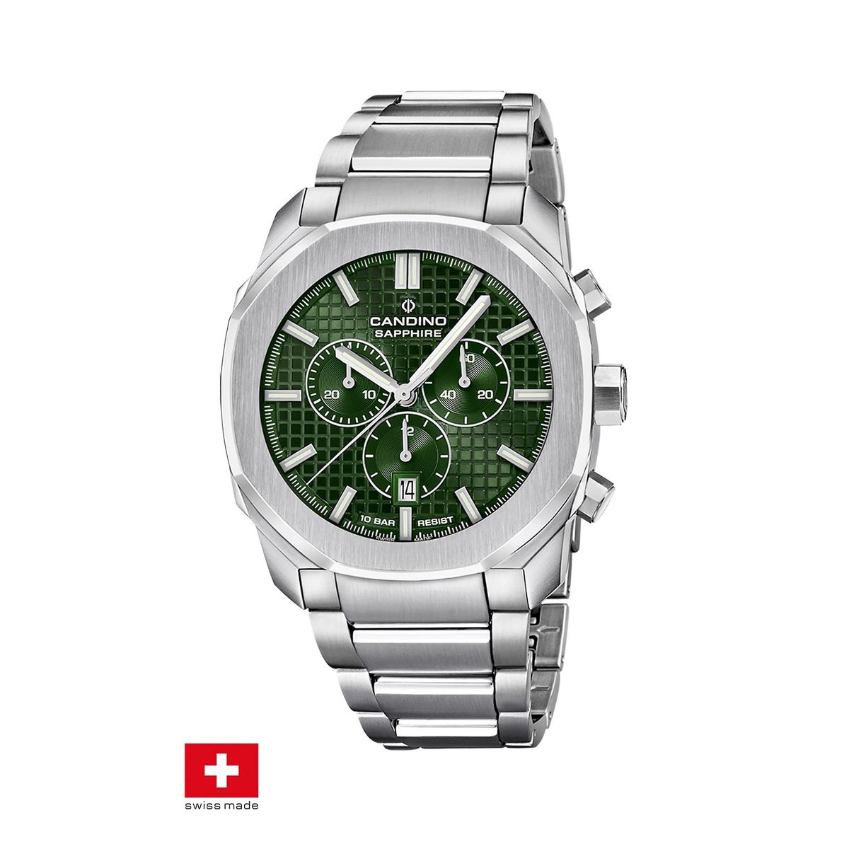 CANDINO - Reloj C4746/3 Candino Swiss Verde Hombre Couple Sport