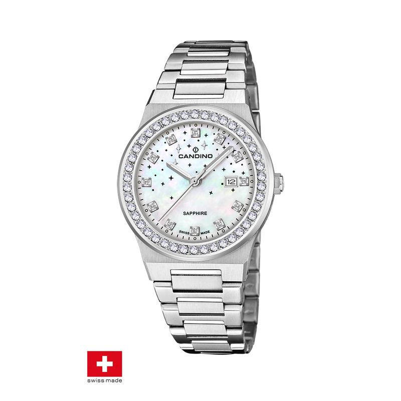 CANDINO - Reloj C4749/1 Candino Swiss Plateado Mujer Gents Sport
