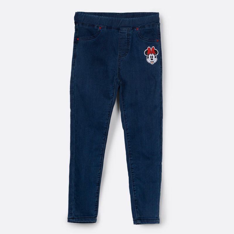 DISNEY - Calza Niña Minnie Sonriendo Denim Azul Disney
