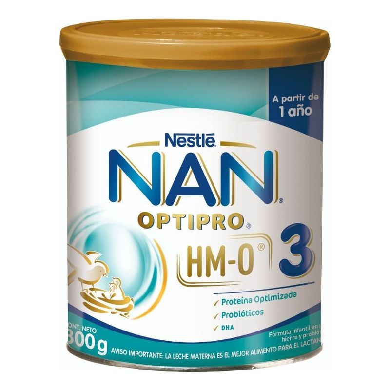 NAN - Leche Nan 3 Optipro Con Hmo 800g