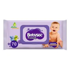 BABYSEC - Toallas Humedas Aloe & Vitamina E 70 Unidades