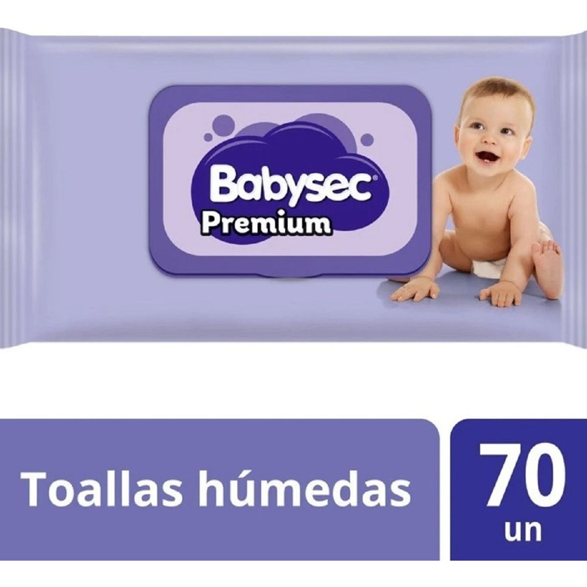 BABYSEC - Toallas Humedas Babysec Aloe & Vitamina E 70 Unidades