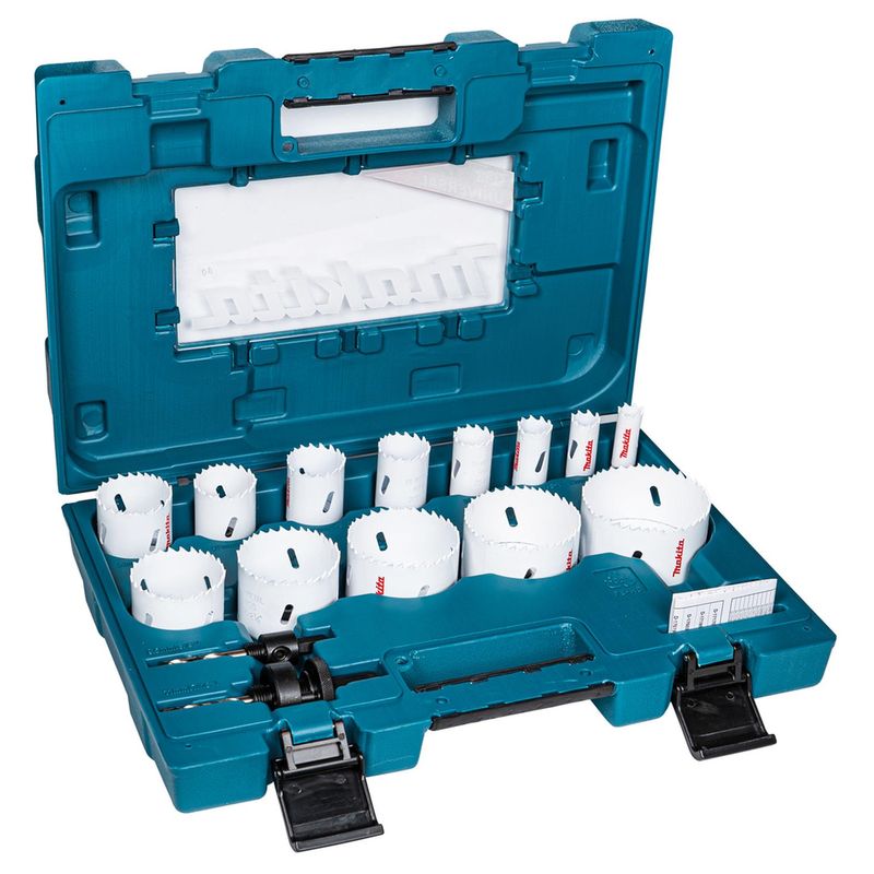 MAKITA - Set Sierras Copas HSS BIM Ø 16 - 76mm 16 Pzas - Makita