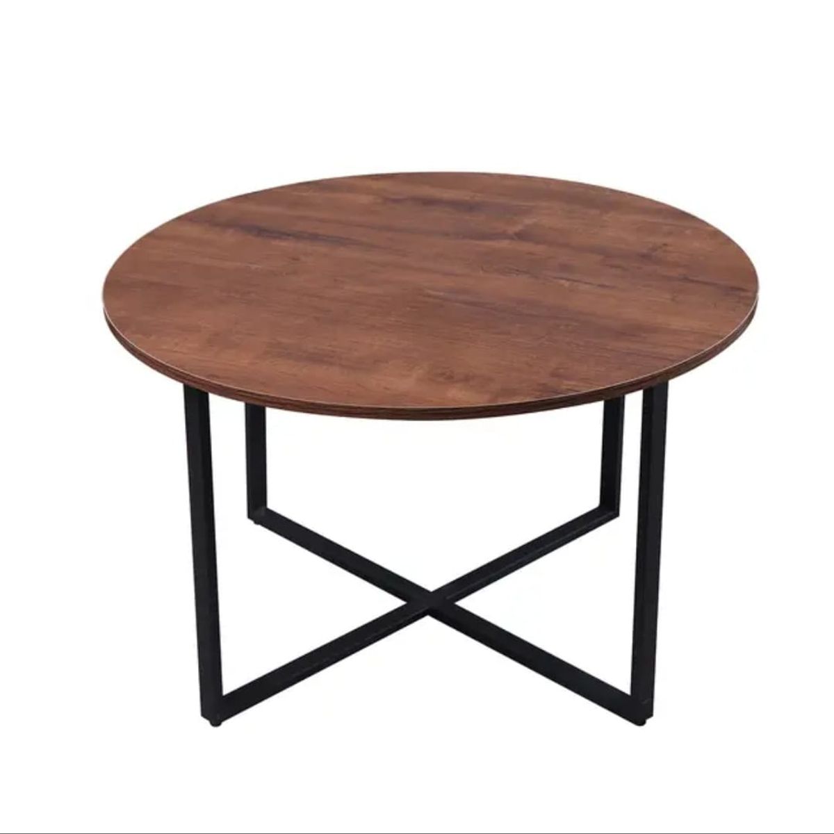 HABITA2 CHILE - Mesa de Centro 80cm Redonda OAK Café