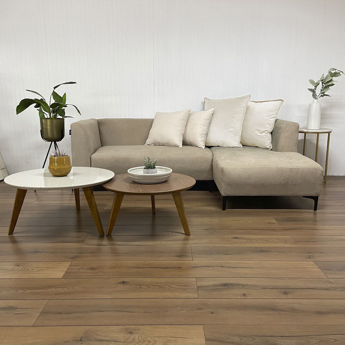 GENERICO - SECCIONAL RAUL CHENILLE BEIGE DERECHO