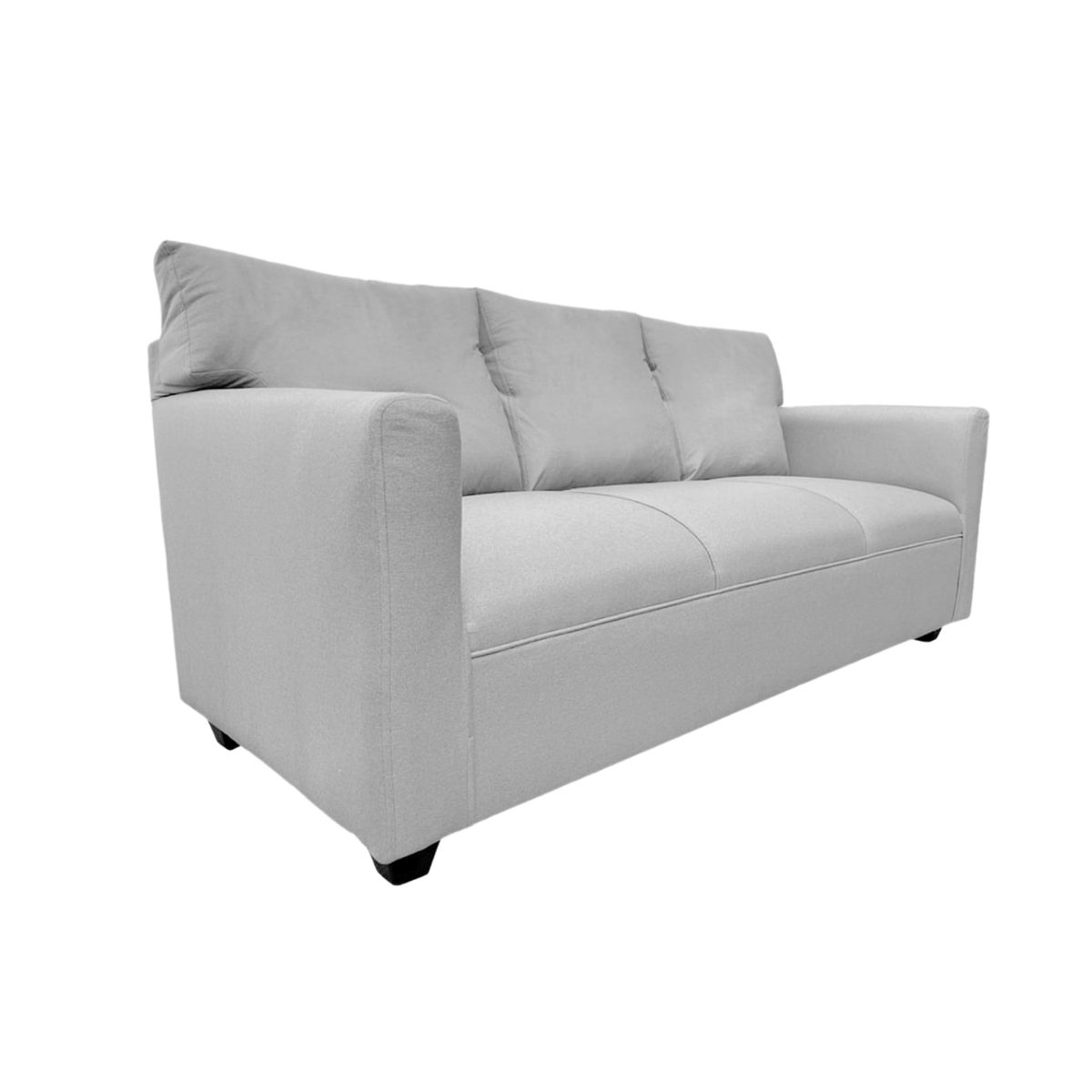GENERICO - SOFA IMPERIO 3 CUERPOS CHENILLE GRIS