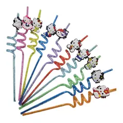 GENERICO - Bombillas reutilizables para sorpresas hello kitty
