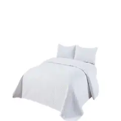 GENERICO - Cubrecama De Verano Con Pompones - Fresco KING Super King