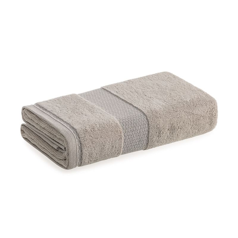 KARSTEN - Toalla de mano Karsten Serenity 430gr 48x80 cm Gris Perla