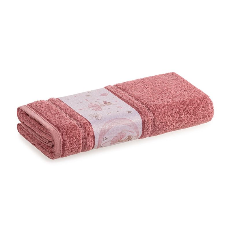 KARSTEN - Toalla de baño Karsten Alicia Palo Rosa