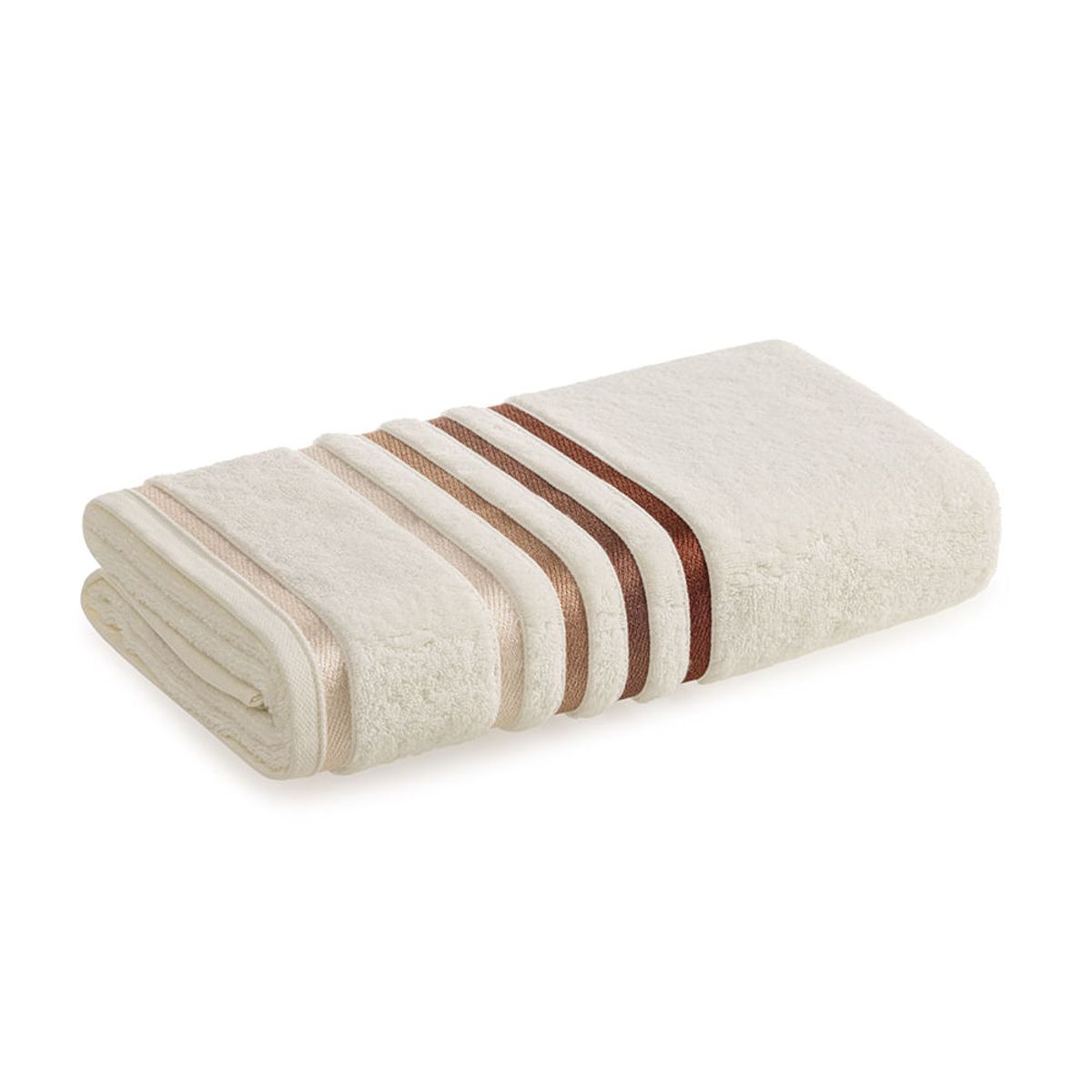 KARSTEN - Toalla de mano 100% algodón 500gr 48 x 80 cm IvoryCobre