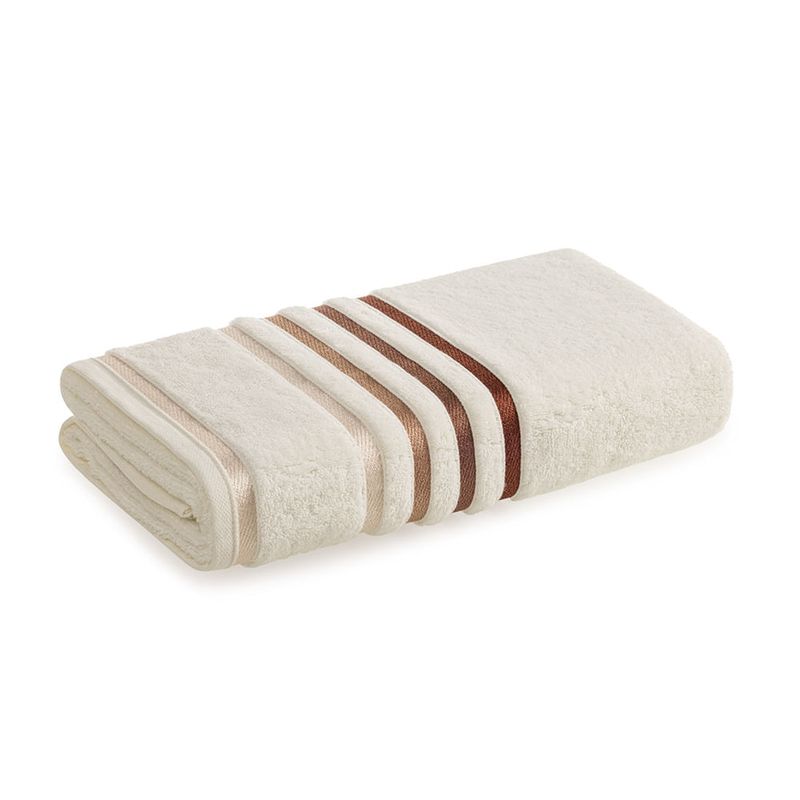KARSTEN - Toalla de mano Karsten Lumina 500gr 48 x 80 cm IvoryCobre