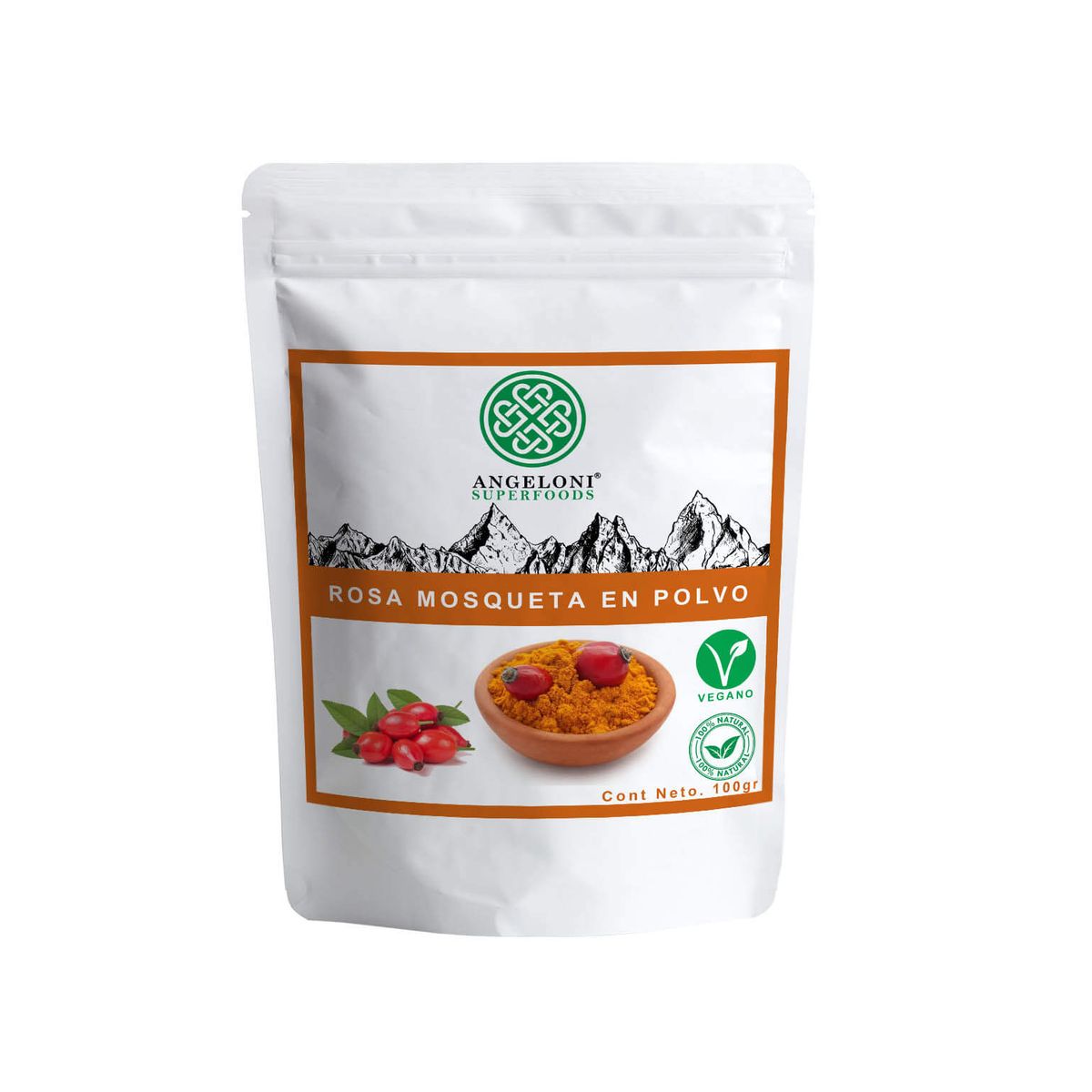 ANGELONI ORGANICS - Rosa Mosqueta Patagonica En Polvo 100gr
